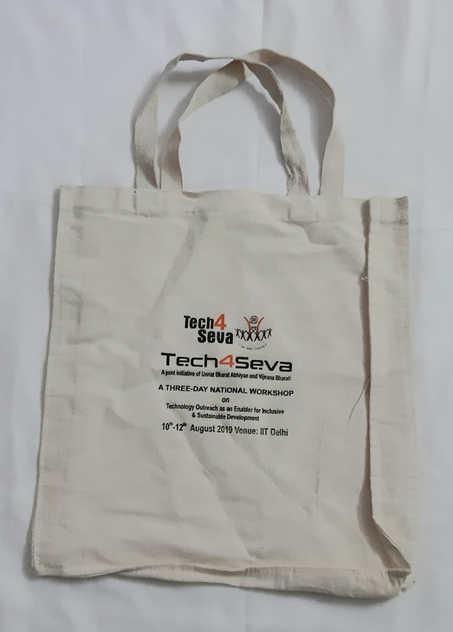 tech4seva Recycled Cloth Bags : By Madhu's Collection